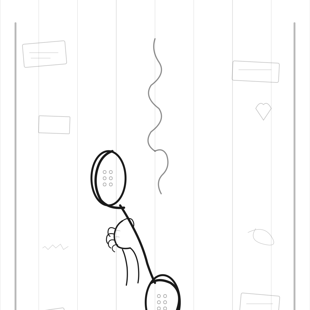 La main et le combiné