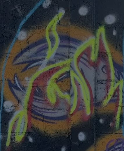 Mes flammes - graffiti